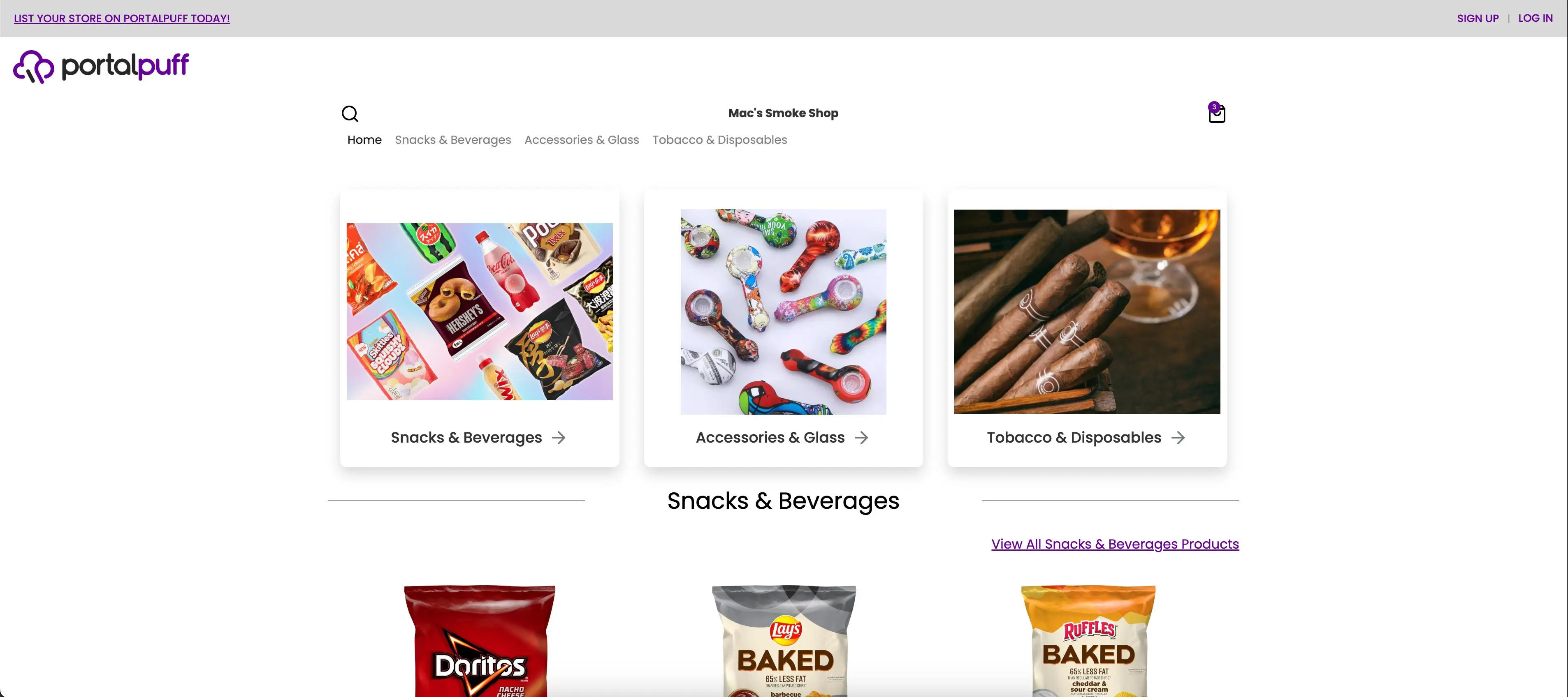 Portal Puff Marketplace solution